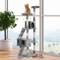 67-inch Multi-Level Cat Scratching Tree Tower