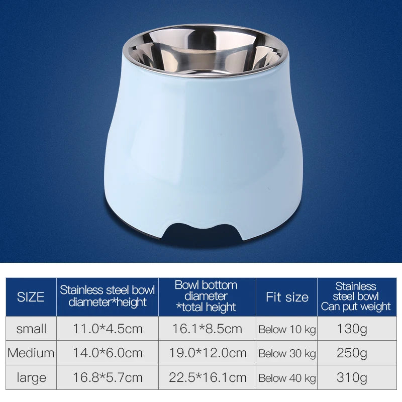 Raised Pet Feeding Bowls