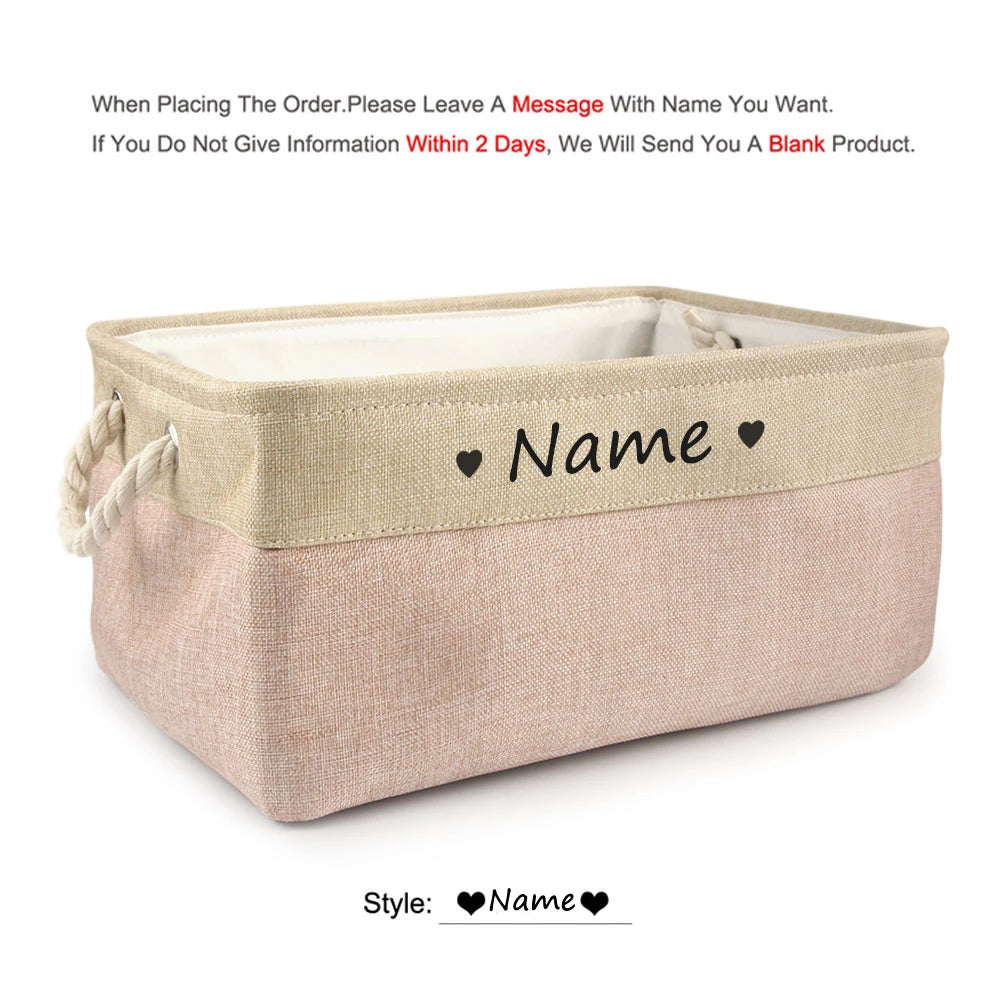 Personalized Dog /Cat Toy Storage Box