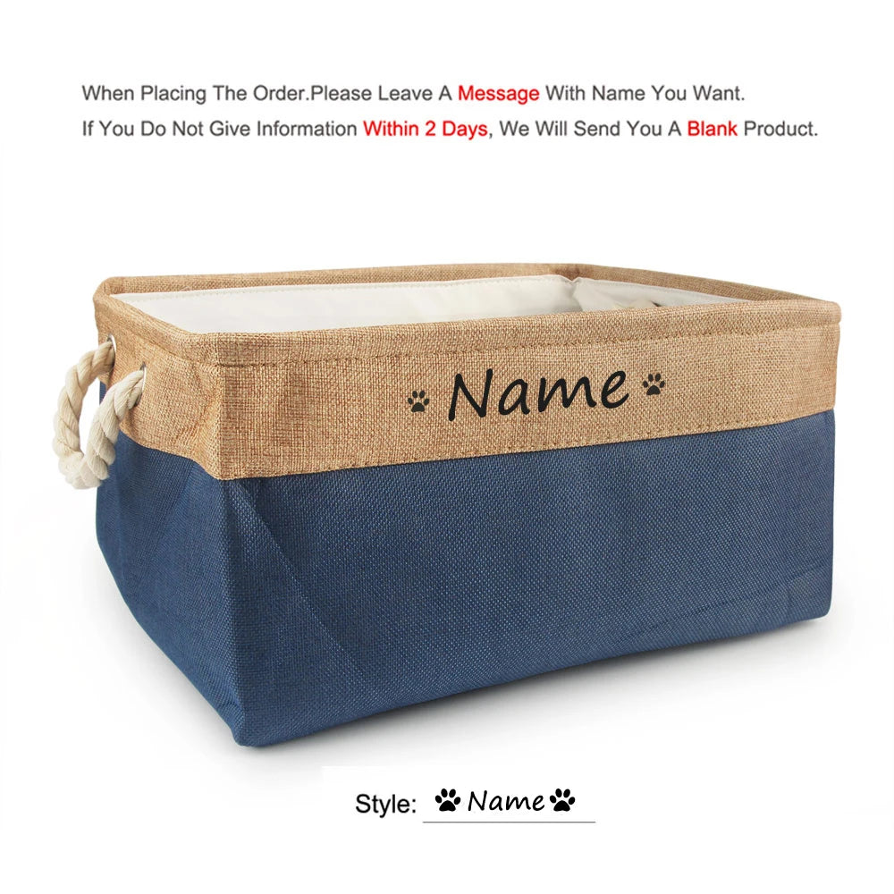 Personalized Dog /Cat Toy Storage Box
