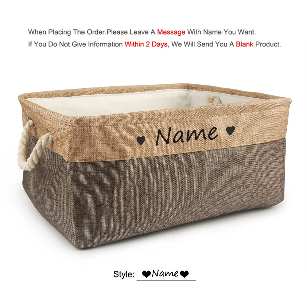 Personalized Dog /Cat Toy Storage Box