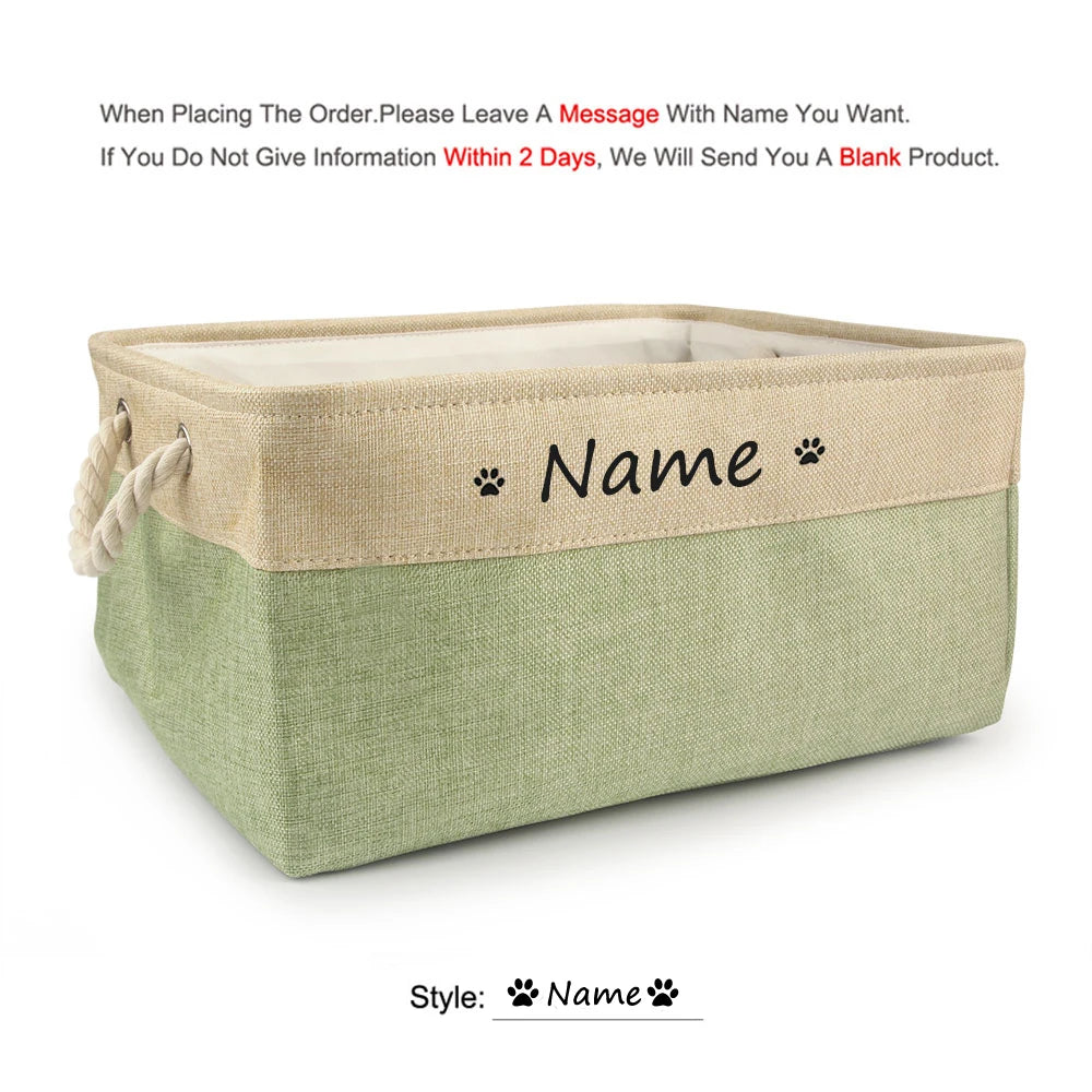 Personalized Dog /Cat Toy Storage Box