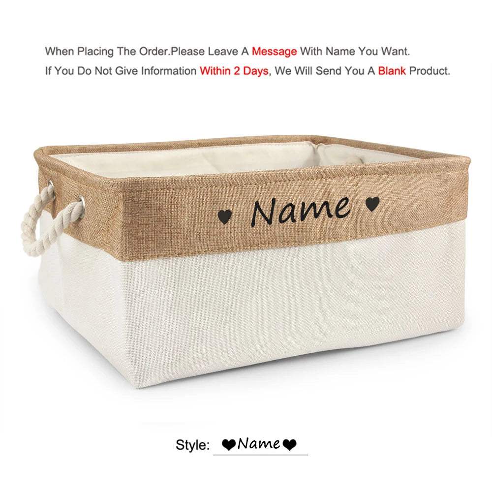 Personalized Dog /Cat Toy Storage Box