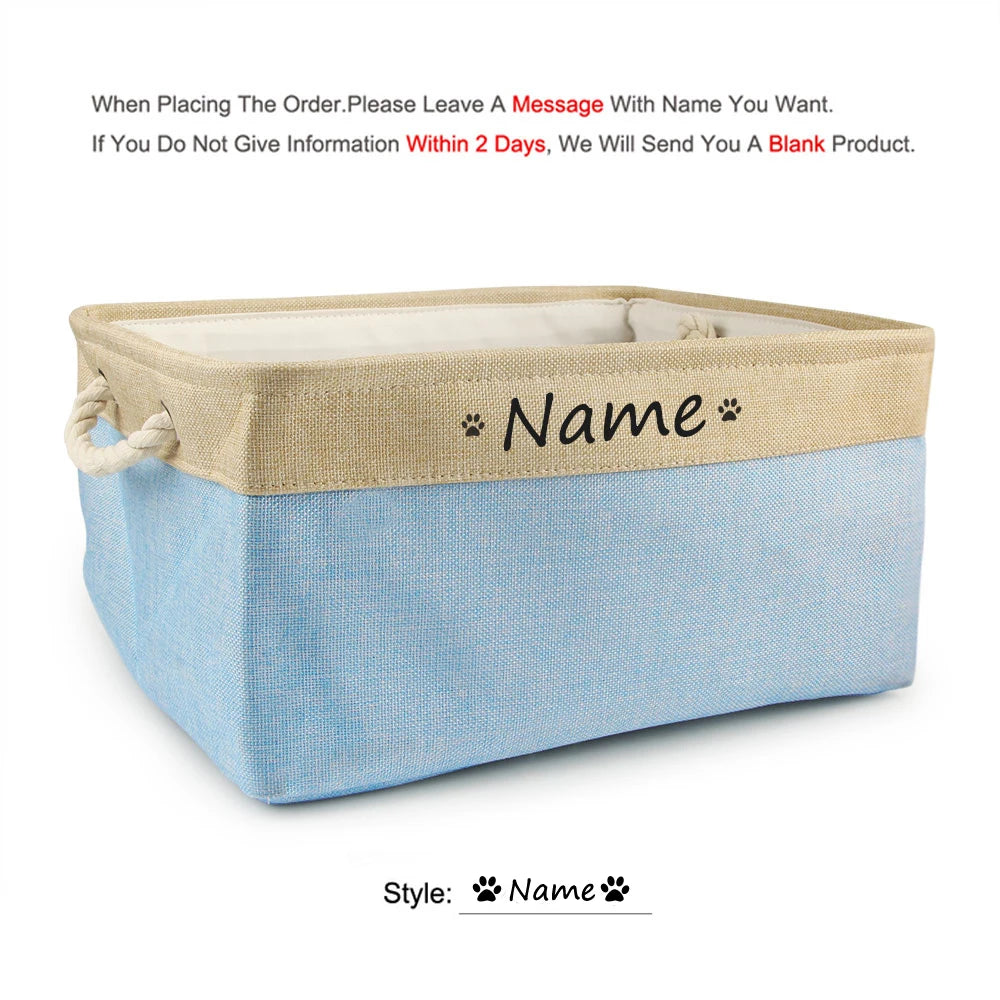 Personalized Dog /Cat Toy Storage Box