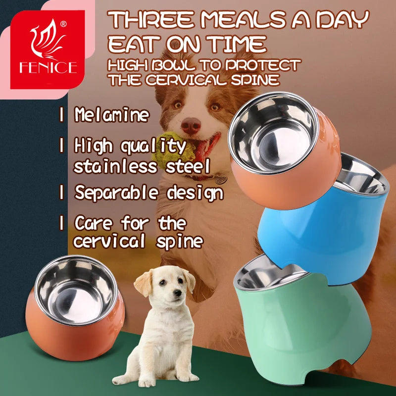 Raised Pet Feeding Bowls