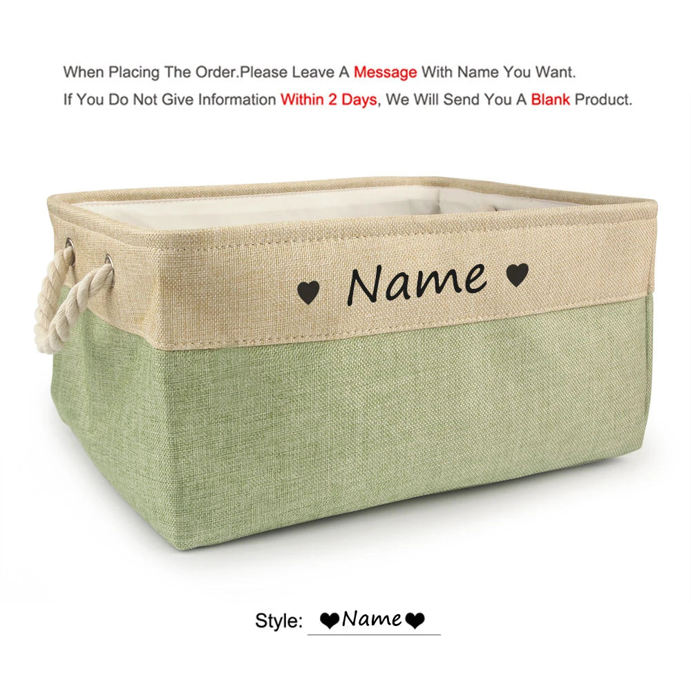 Personalized Dog /Cat Toy Storage Box