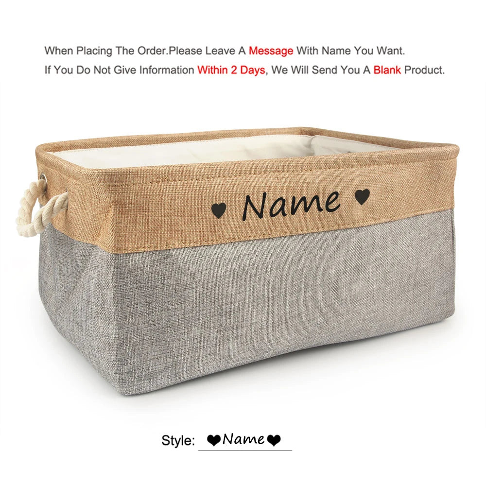 Personalized Dog /Cat Toy Storage Box