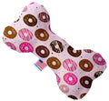 Pink Canvas 8 in. Bone Dog Toy