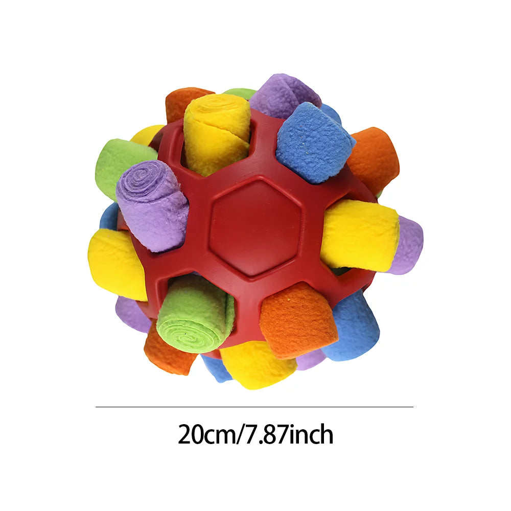 Pet Treat Dispenser Ball, Bite-Resistant Multifunctional Feeding Toy