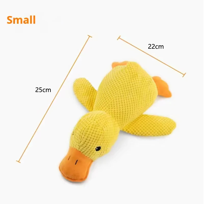 Calming Duck Toys Durable Squeaky for Pet Teeth