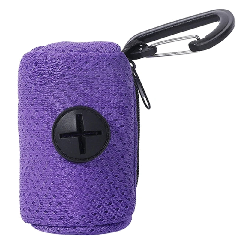 Dog Poop Pickup Bag Holder and Waste Bag Dispenser