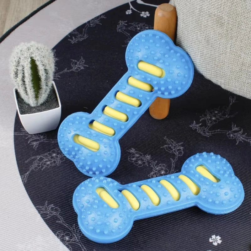 Rubber Bone Dog Chew Toy