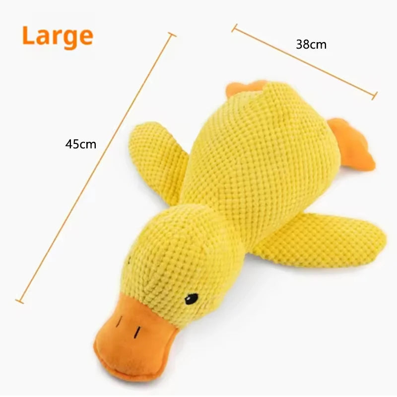 Calming Duck Toys Durable Squeaky for Pet Teeth