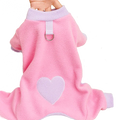 Heart Pattern Dog Pajamas