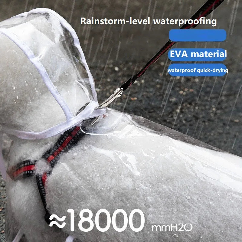 Puppy Raincoat for Small and Medium Dogs