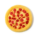 Pizza Shape Pet Squeaky Toy, also donut and shrimp looking toys