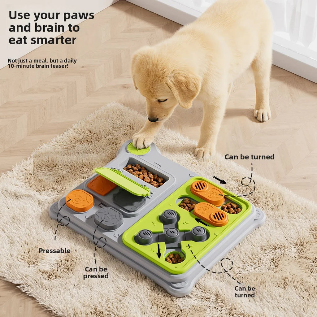 Interactive Treat Dispenser Designed to engage pet to find treat.