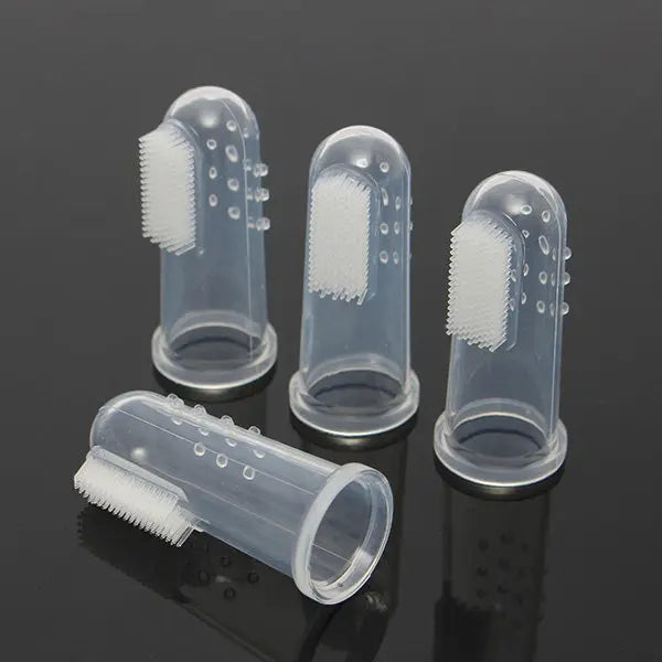 4Pcs Pet Finger Toothbrush