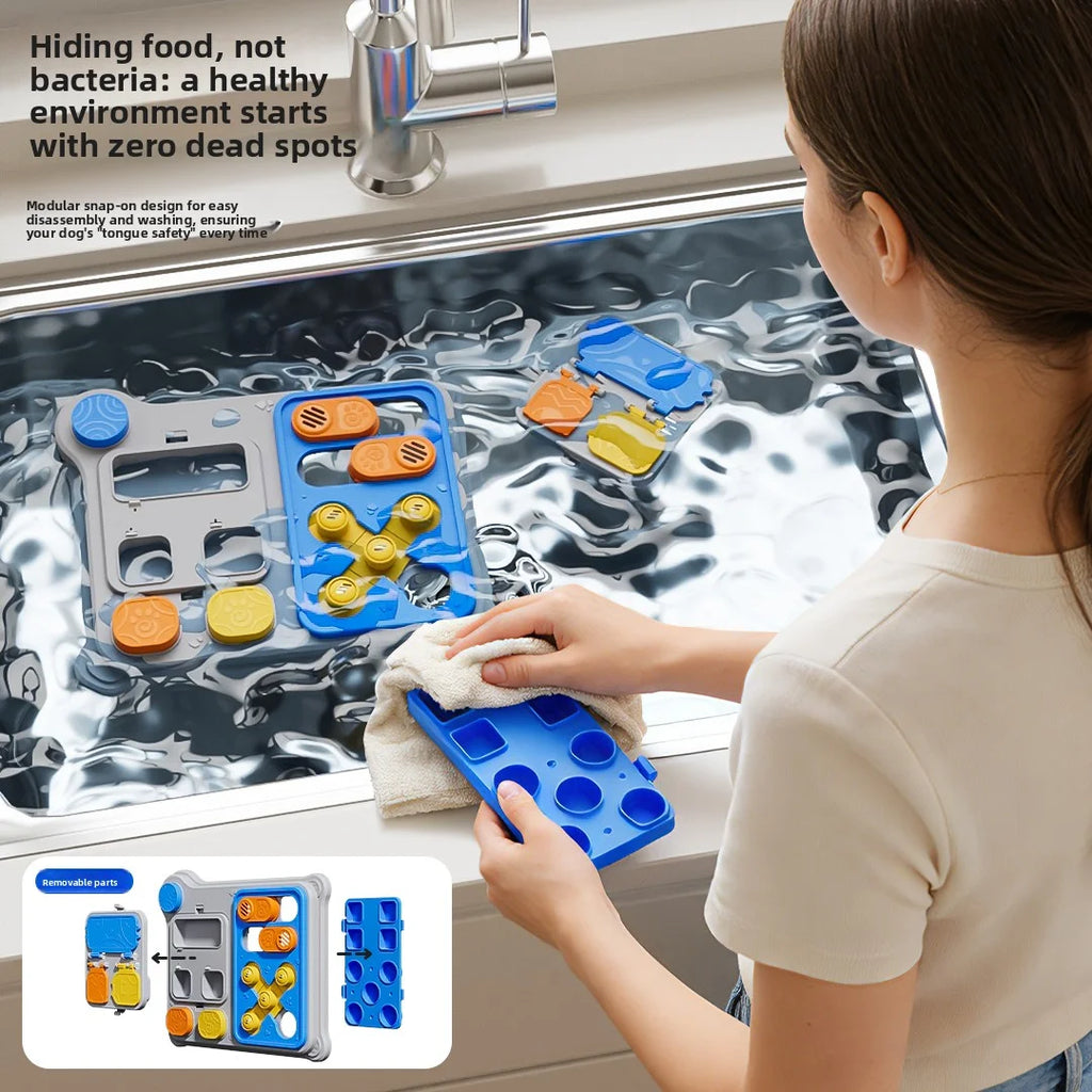 Interactive Treat Dispenser Designed to engage pet to find treat.