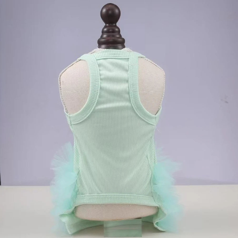 Cute Princess Sleeveless Puffy Pet dress
