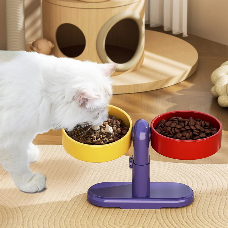 Raised Cat bowls- adjustable height