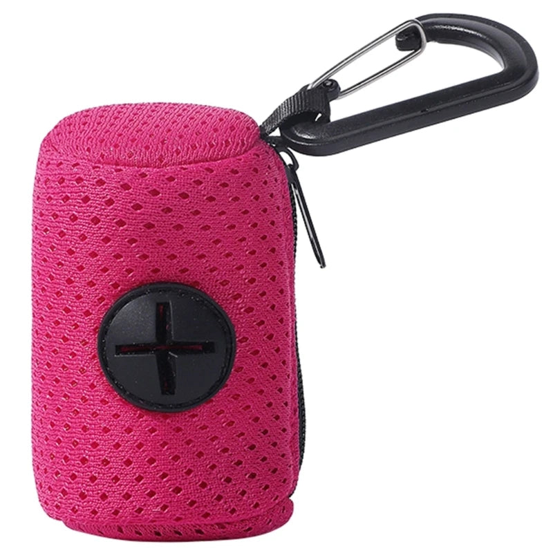 Dog Poop Pickup Bag Holder and Waste Bag Dispenser