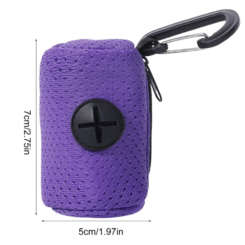Dog Poop Pickup Bag Holder and Waste Bag Dispenser
