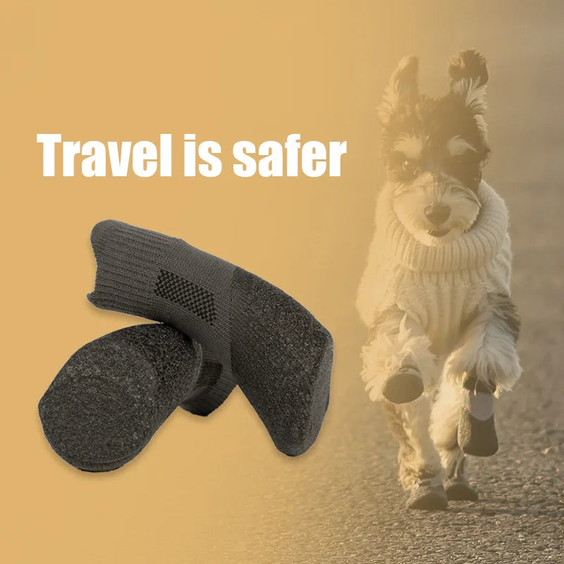 Dog Paw Protection and Antifreeze Snow Boots