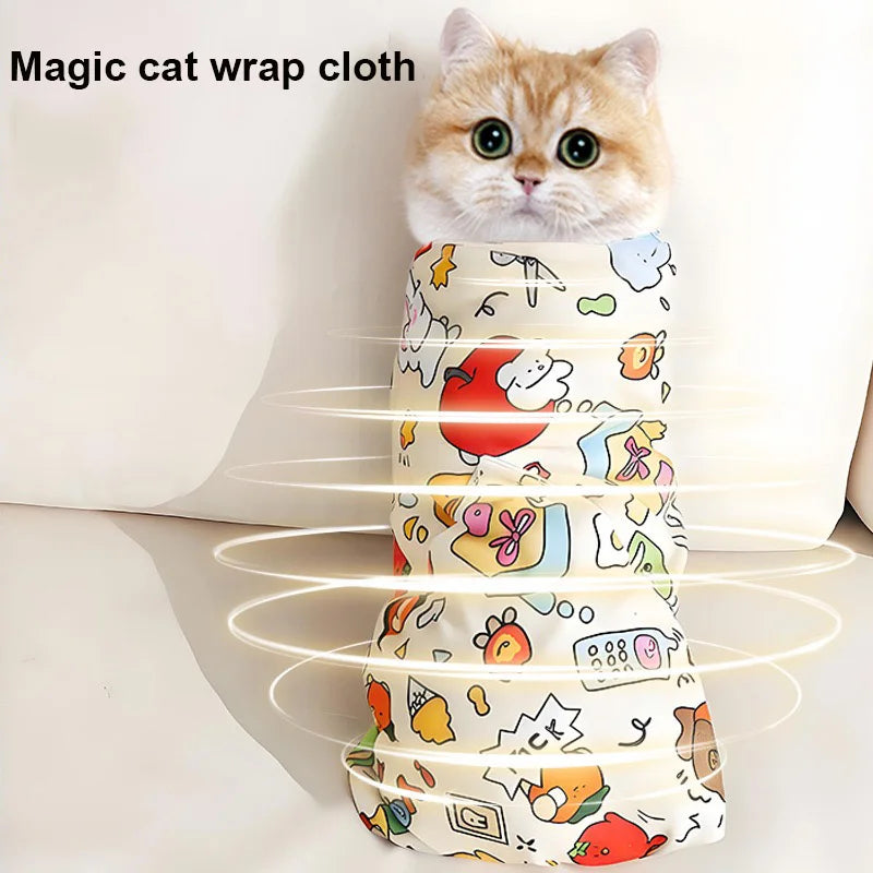 Cat Grooming Wrap  Swaddle for nail clipping