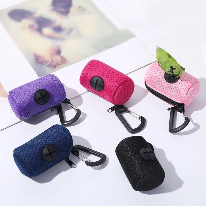 Dog Poop Pickup Bag Holder and Waste Bag Dispenser