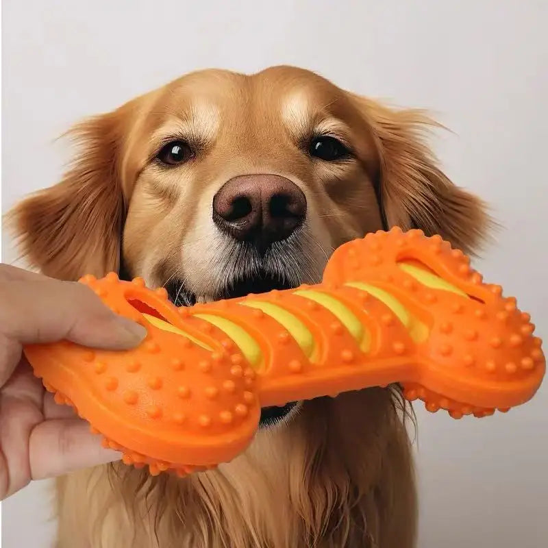 Rubber Bone Dog Chew Toy
