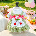 Ruffled Pet dress for small dogs