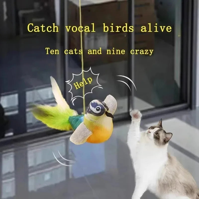 Moving bird toy