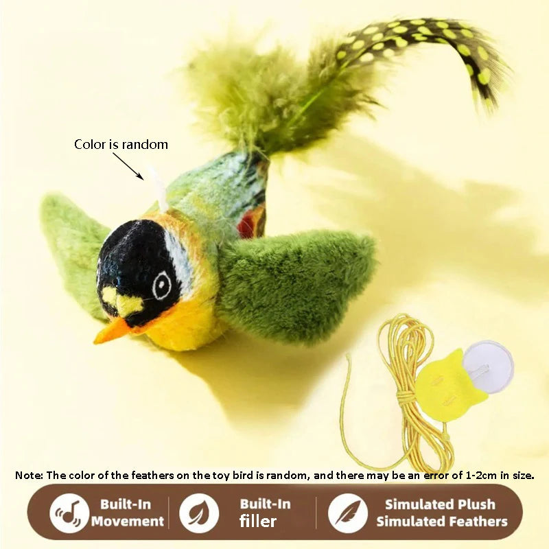 Moving bird toy