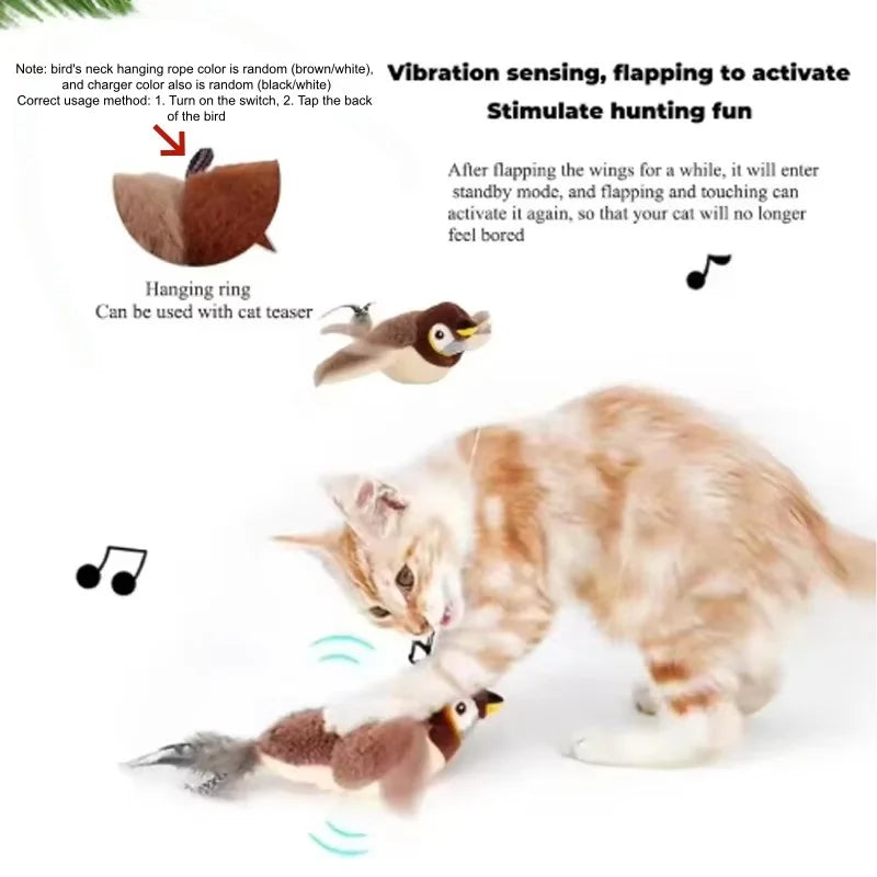 Flapping Bird Cat Toy