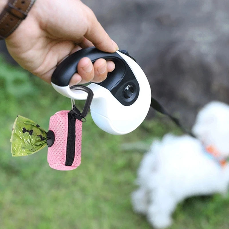 Dog Poop Pickup Bag Holder and Waste Bag Dispenser