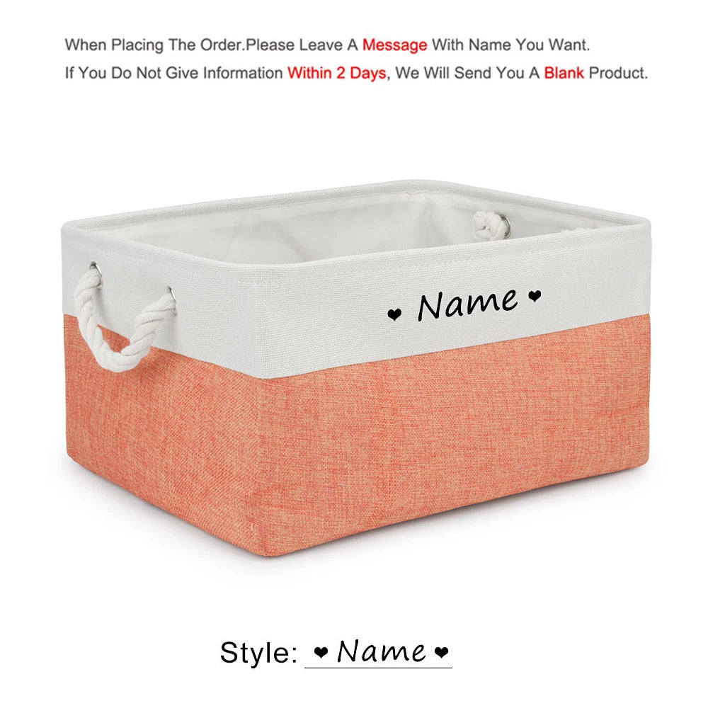 Personalized Dog /Cat Toy Storage Box