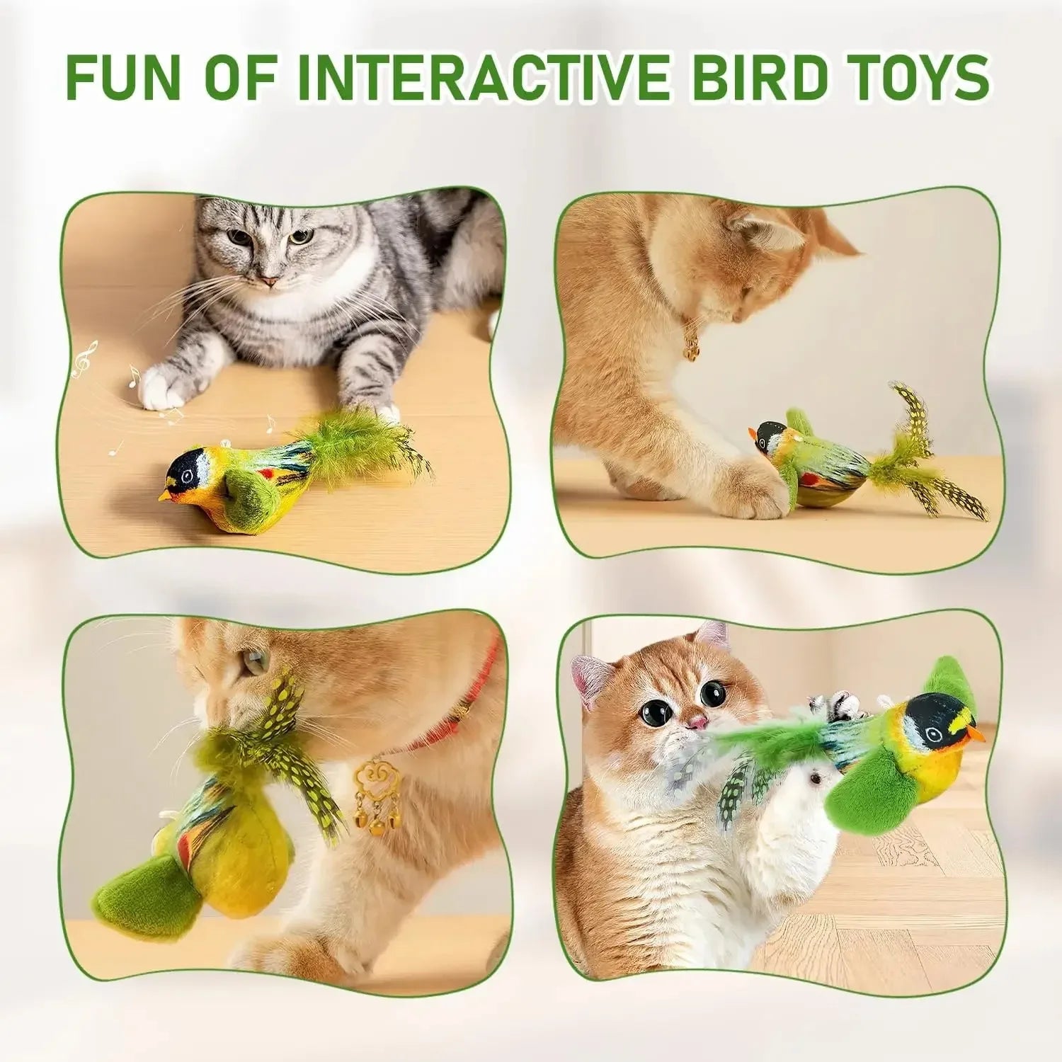 Moving bird toy