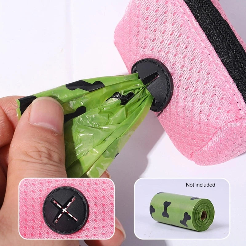 Dog Poop Pickup Bag Holder and Waste Bag Dispenser