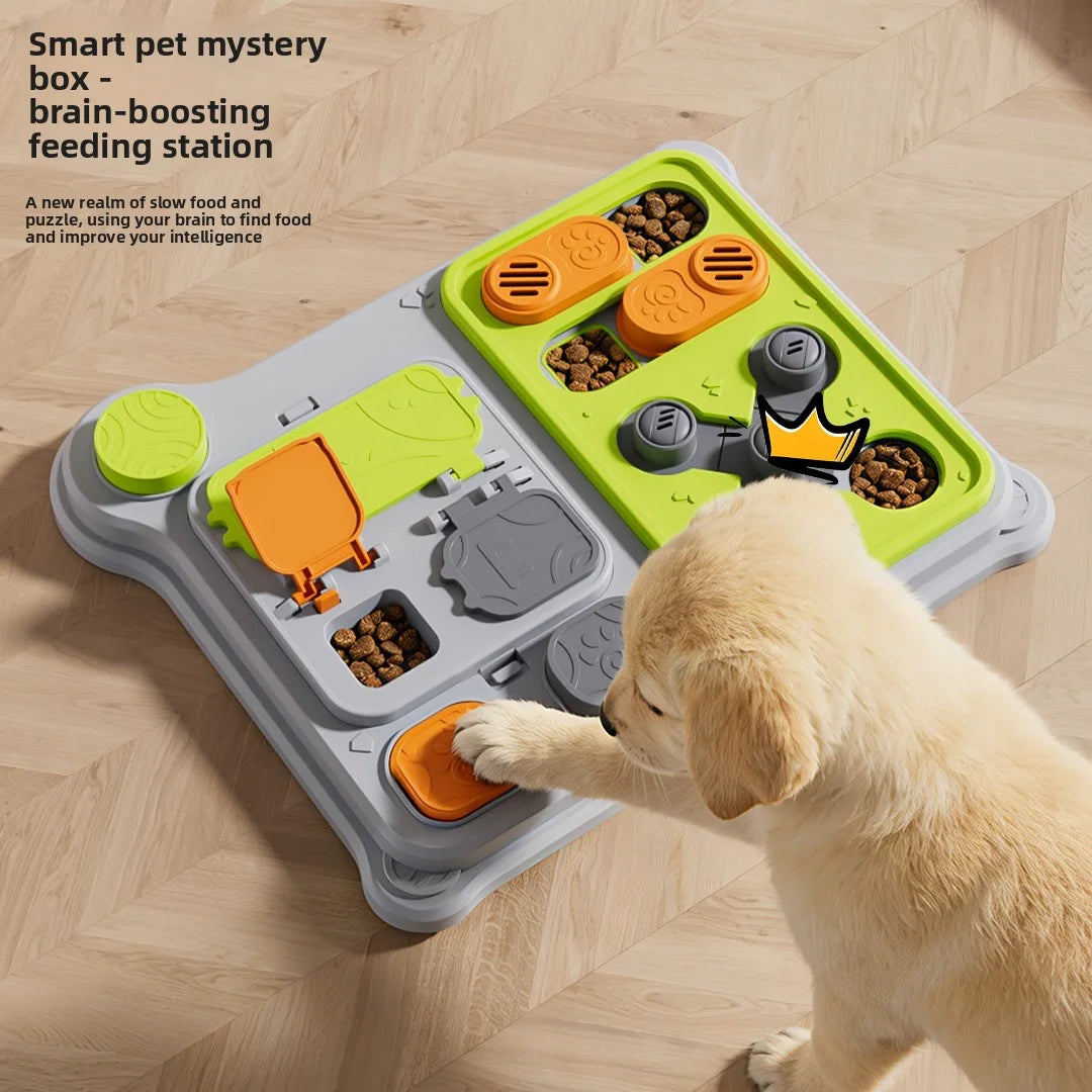 Interactive Treat Dispenser Designed to engage pet to find treat.