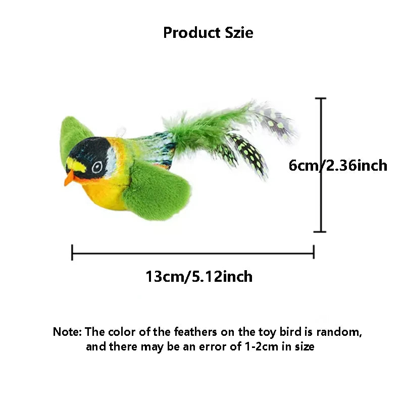 Moving bird toy