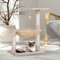 Cat Tree Hammock with Natural Sisal Scratching Post